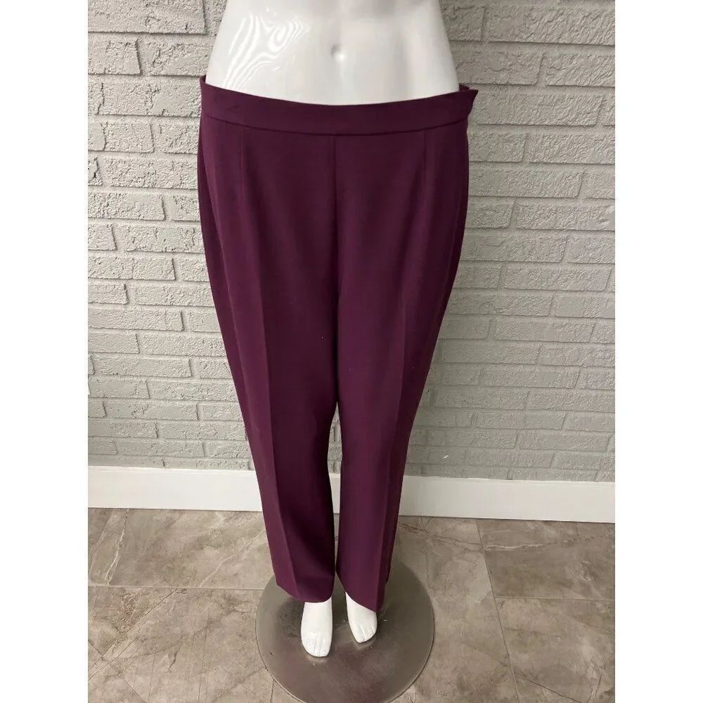 Kasper Women’s Burgundy Dress Slacks / Pant Size 12